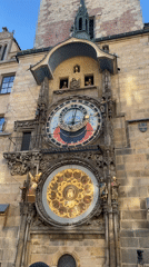 Medieval Prague Astronomical Clock documented by witness
