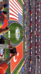 International soccer match night at SoFi Stadium, Inglewood