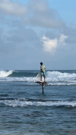 Stilt fishing and surf culture along Sri Lanka's southern coast