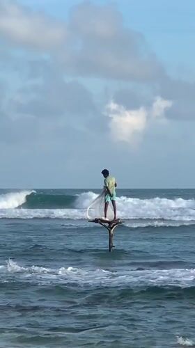 Stilt fishing and surf culture along Sri Lanka's southern coast