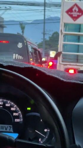 Evening traffic jam observed in Davao City