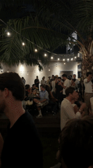 Casual outdoor party observed in North Kuta, Indonesia