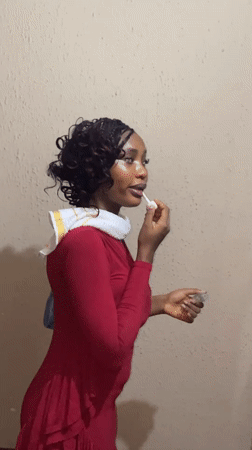 Woman documented in private moments over 12 minutes in Nigeria