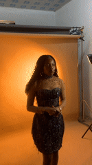 Professional photoshoot session captured in Nigerian studio