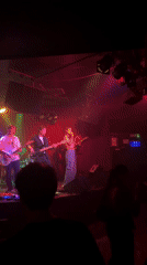 Four-piece band with female vocalist performs at London venue