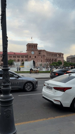 Everyday life moments captured across Yerevan, Armenia afternoon