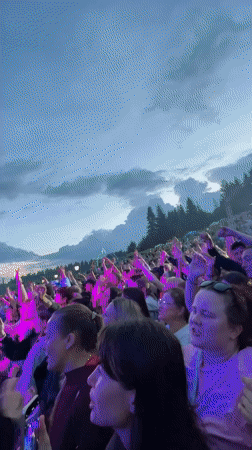 Outdoor music festival draws crowds to Sharkan, Russia
