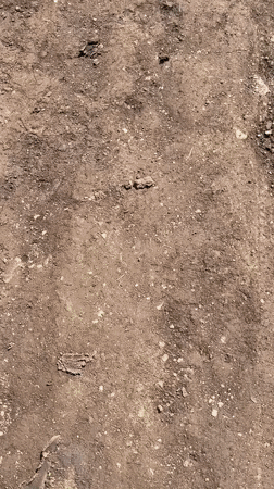 Person walks muddy path in rural Armenian mountain village