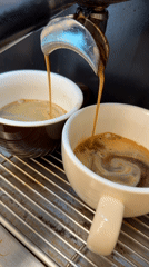 Coffee shop operations documented in Uzhhorod, Ukraine cafe