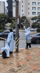 Overcast morning street scenes documented across Ulsan, South Korea