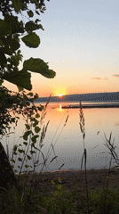 Golden hour at the Kama River, Chaikovsky