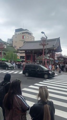 Late night pedestrian activity documented in Tokyo's Taito district
