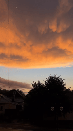 Hookah evening in Klin as a dramatic sunset unfolds outside