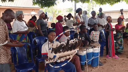 Community gathers for music, games, crafts in Akwanga, Nigeria