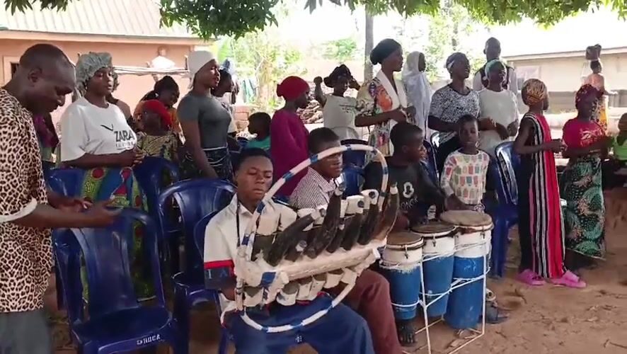 Community gathers for music, games, crafts in Akwanga, Nigeria