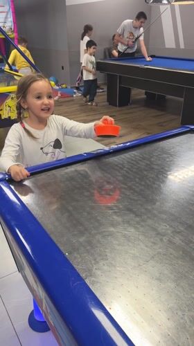 Children play arcade games at Kranevo entertainment center
