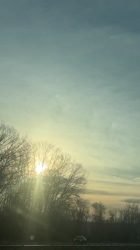 Morning highway traffic documented in Yorktown