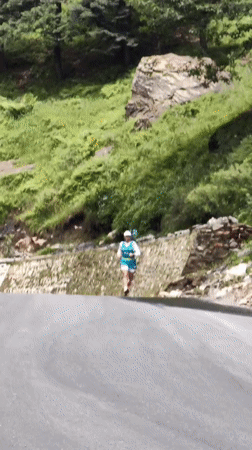 Morning trail run through Kothi's mountain roads and waterfalls