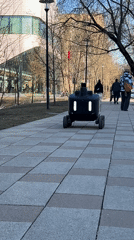 Delivery robots spotted operating in Khimki, Russia streets