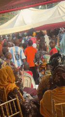 Traditional celebration draws crowds under tent in Abuja