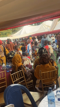 Traditional celebration draws crowds under tent in Abuja