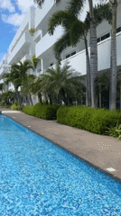 Resort scenes captured at Playa El Agua, Venezuela