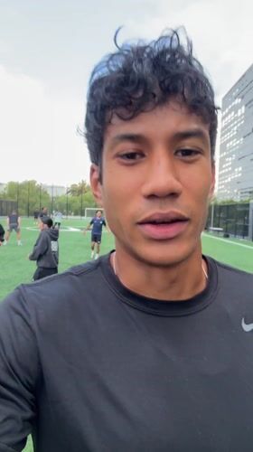 Soccer practice recorded on Los Angeles artificial turf field