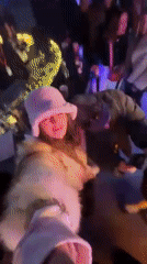 Winter nightclub party documented at Krasnoyarsk ski resort venue