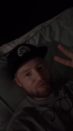 Late-night bedroom clips featuring a Maurice Lacroix watch