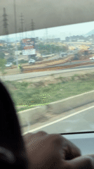 Highway construction activity documented in Abuja, Nigeria