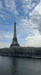Tourist captures multiple Eiffel Tower views during Paris morning visit