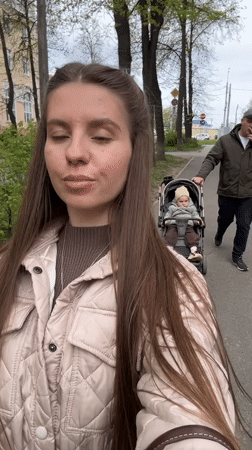 Families gather at Eternal Flame memorial in Klin, Russia