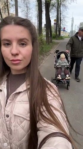Families gather at Eternal Flame memorial in Klin, Russia