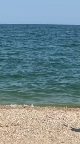 Summer beach day documented at Nea Vrasna Greece