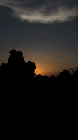 Colorful sunset observed over Bukuru Nigeria May 2026