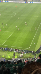Nighttime soccer match draws packed crowd in Mexico City