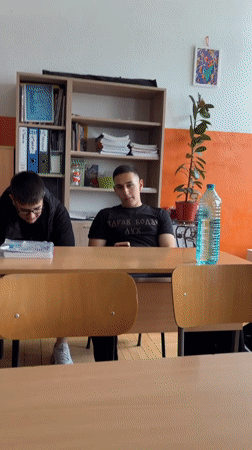 Morning school day documented in Panagyurishte Bulgaria classrooms