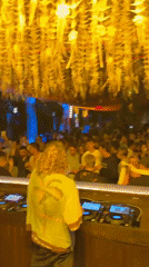 DJ performs for crowd at North Kuta nightclub