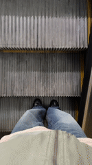 Brief Montreal street journey documented in four snapshots