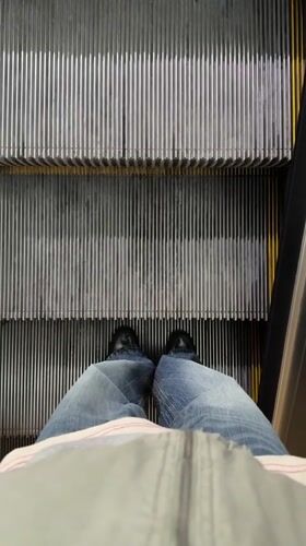 Brief Montreal street journey documented in four snapshots
