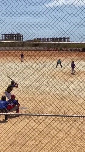 Youth baseball game played in Juan Griego, Venezuela