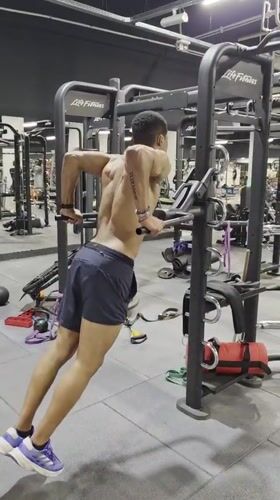 Evening gym workout in Varna, Bulgaria