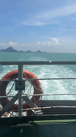 Morning boat journey recorded in Thai waters