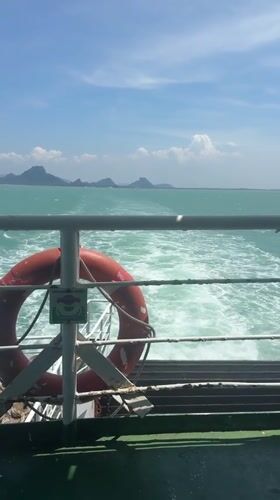 Morning boat journey recorded in Thai waters