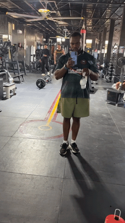 Gym-goers document workout sessions in Rubuchi, Nigeria
