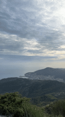 Adriatic coastline views captured under cloudy skies in Montenegro