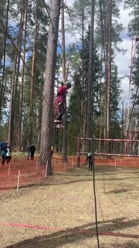 Outdoor recreation activities documented in Lesnoye, Russia forests