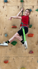 Children engage in climbing activities at Izhevsk sports facility