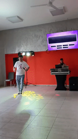 Karaoke party and street scenes captured in Chaikovsky, Russia