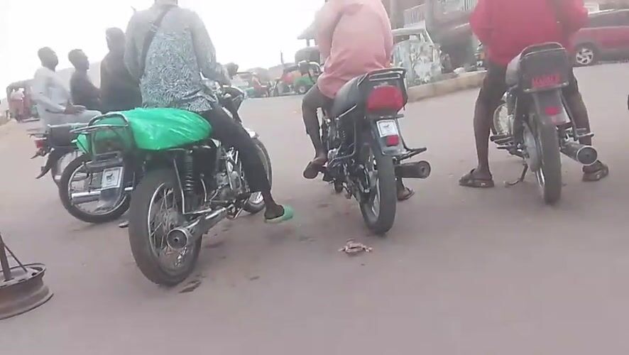 Daily street life documented in Gwong, Nigeria